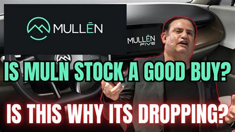 why is mullen stock dropping|why is mullen down today.